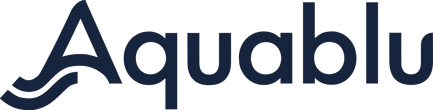 Aquablu logo blue